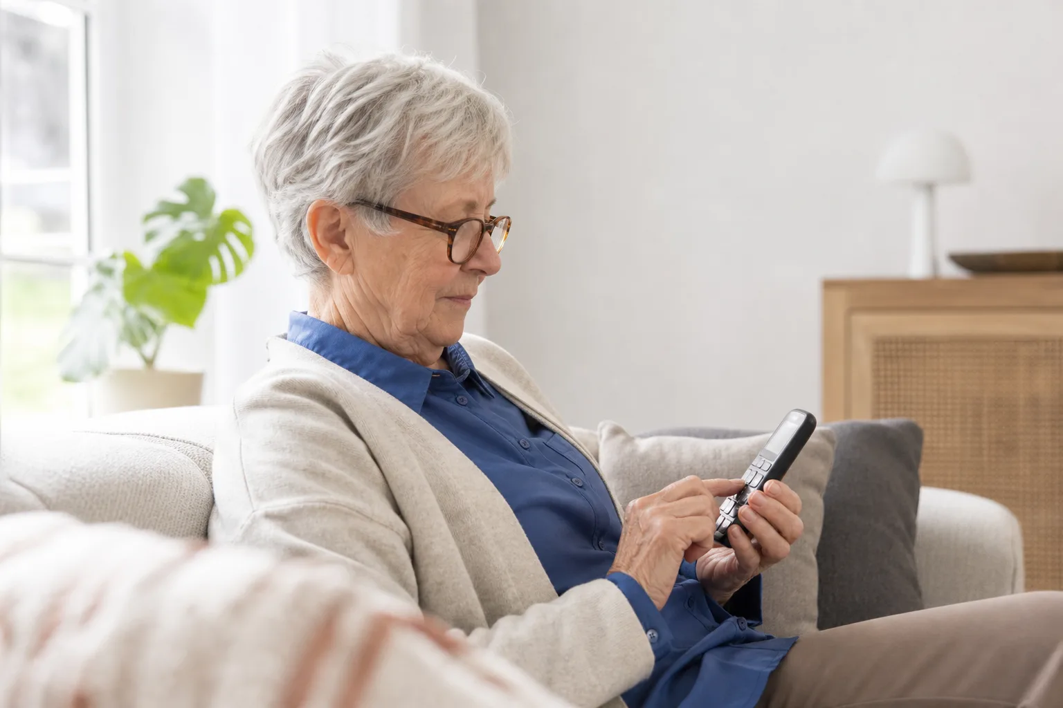 Seniortelefon med abonnemang